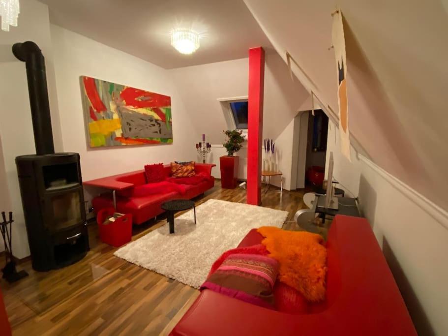 Ferienwohnung In Historischer Villa Mit Gartennutzung Furth im Wald Exteriör bild